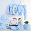 blue pure cotton newborn baby gift set