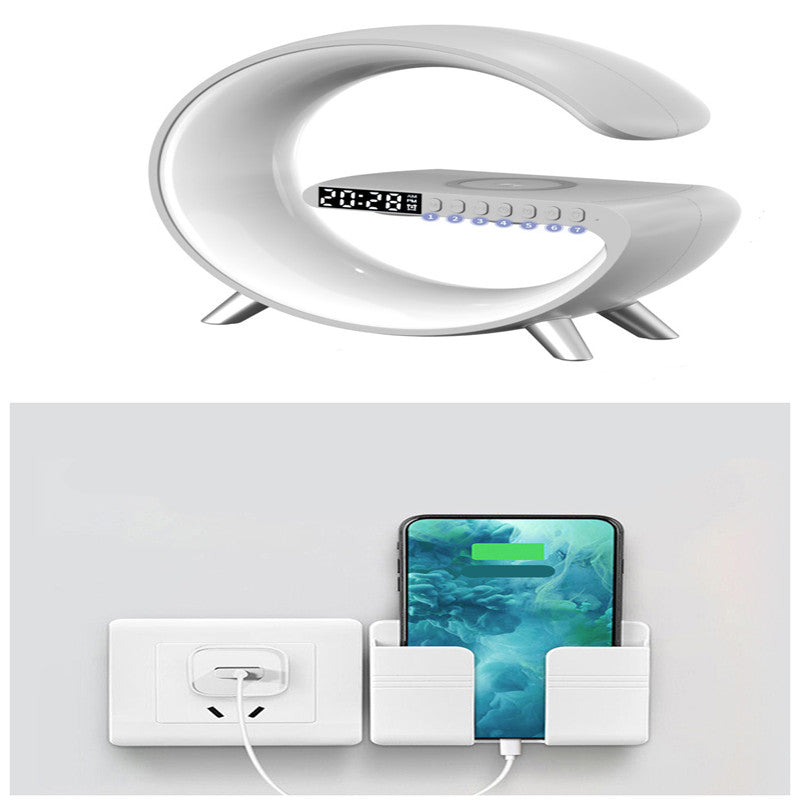 white atmosphere lamp with conversion plug